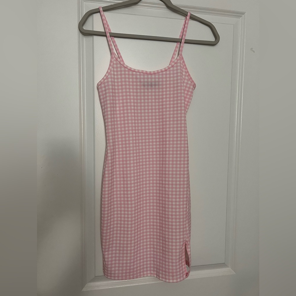 Pink Checkered Dress - Picture 1 of 1